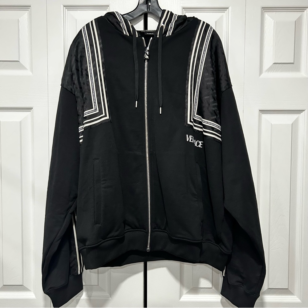 Versace Black and White Men's Jacket 3XL